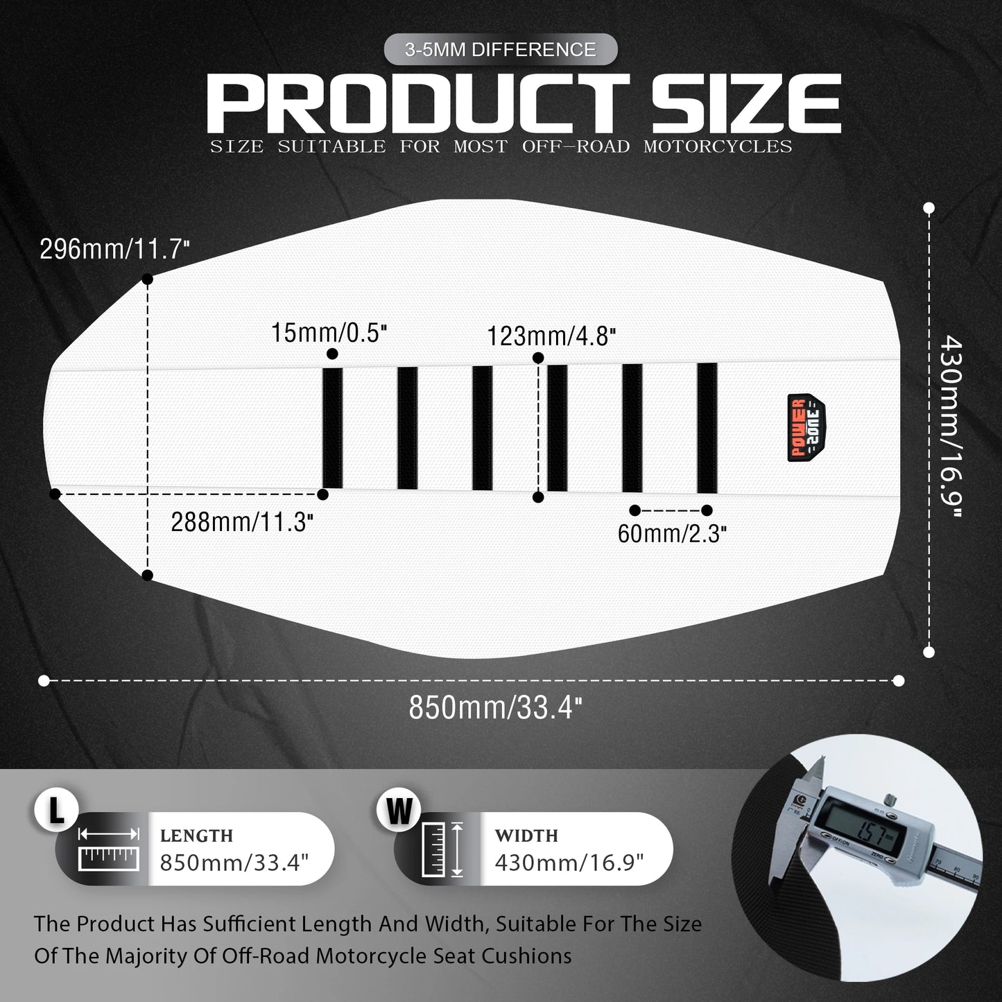 PowerZone Seat Cover for Tuttio/Yozma